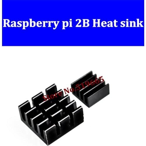 High Quality raspberry pi 2B Special heat sink 100Pair/lot