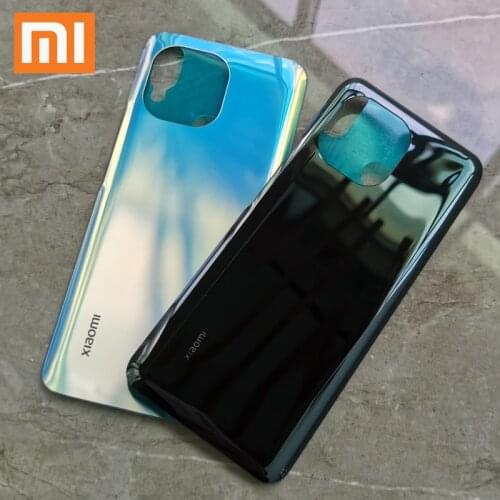 Xiaomi Mi11 Mi 11 Battery Cover Back Glass MI11 Rear Housing Door Replacement Case for Xiaomi mi 11 mi11 5G Back Battery Cover