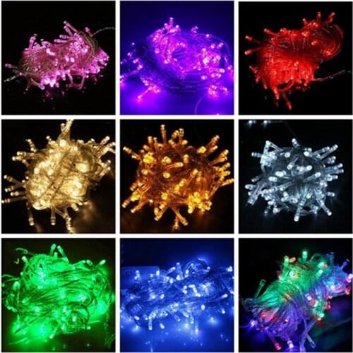 Factory Direct Selling LED Christmas Lights String Stars Flashing Lights Holiday Wedding Lights Shopping Arcade Light-001