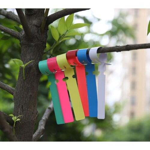 100pcs Waterproof Plant Markers Plastic Plant Hanging Tags Gardening Plant Marker Label Tools Garden Pots & Planters Supply