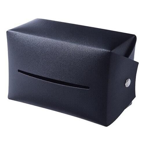 2pcs home car tissue box leather car drawer box creative tissue box tissue organizador caixa para lencos de papel