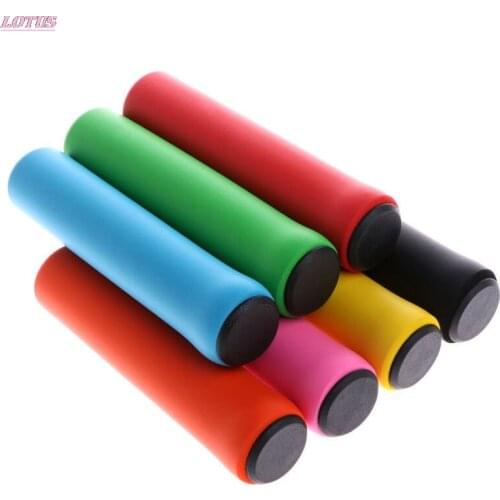 2pcs Super Soft Bicycle Handle Bar Grips Cycling Bike Grips Silicone Anti-slip Handlebar Anti-skid shock-absorbing