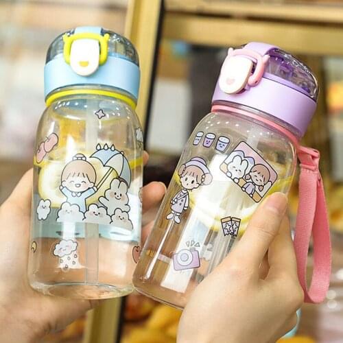 400ml Zoo Animal Kids Water Bottle Gift BPA Free Children Drink Bottle Leakproof Outdoor My Drinking Water Bottle