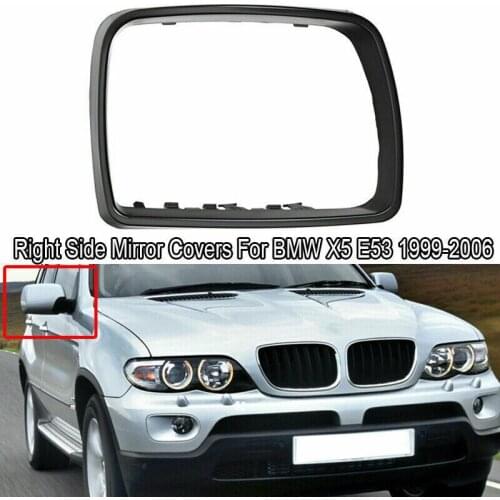 51168254903 51168254904 For Bmw E53 X5 2000 2001 2002 ~2006 Left & Right Car Decoration Door Wing Mirror Cover Cap Trim Ring