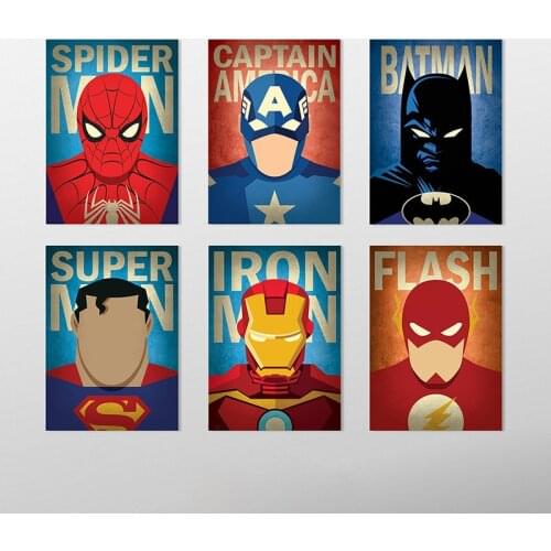 5D Diamond Painting AVENGERS Art Marvel Champions Avengers Superhero Classroom Poster Decor Minimal Movie Poster Wall Art