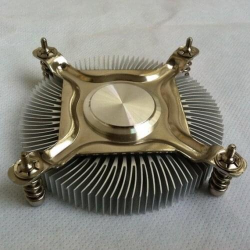 Fast Free Ship 90*17mm 775 all aluminum heat sink Effective thickness 17 CPU Radiator