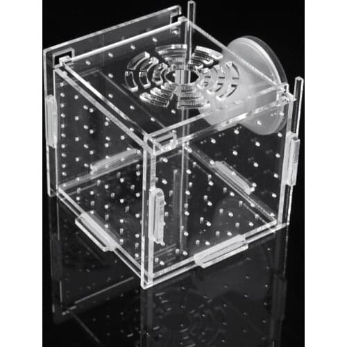Aquarium Fish Breeding Isolation Box Baby Fish Incubator Hatch Breeder Fish Tank AXYC