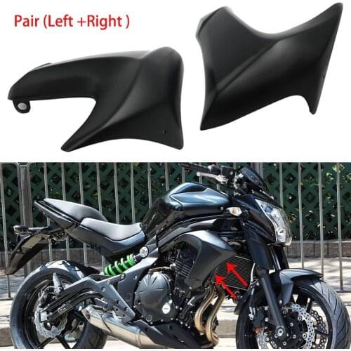 Matte Black kit For Kawasaki ER-6N 2012 - 2016 Right & Left ABS Panel Side Radiator Covers Fairing Compression Molded ER 6N ER6N