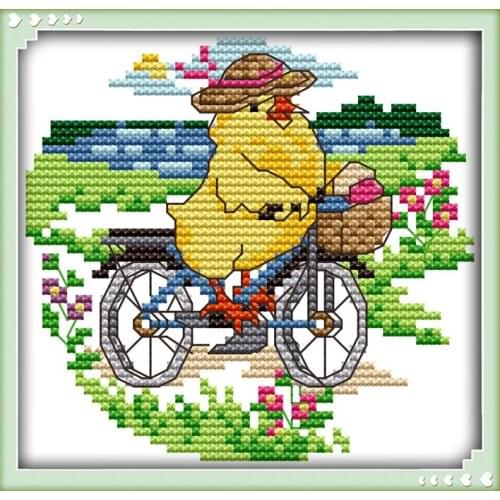 The hen cross stitch kit 14ct 11ct count print canvas stitches embroidery DIY handmade needlework plus