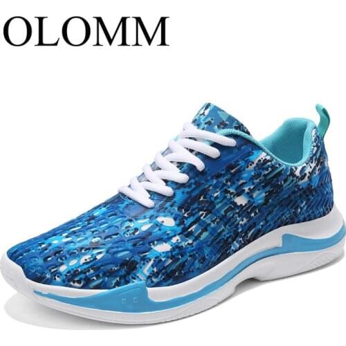 OLOMM 2020 spring and autumn new fashion breathable mens casual sports shoes mesh shoes camouflage mens shoes DD-135