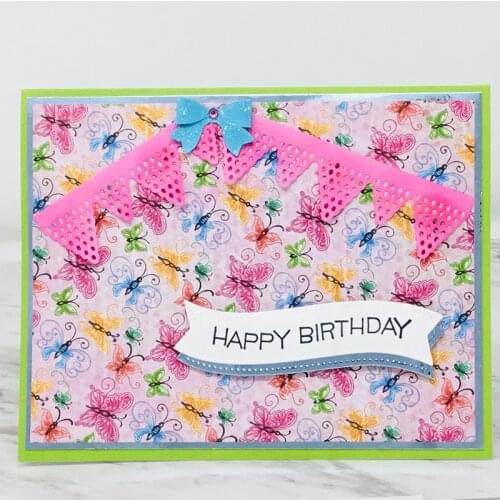 Half-Cut Lace Card Border Metal Cutting Dies For DIY Scrapbook Cutting Die Paper Cards Embossed Decorative Craft Die Cut New