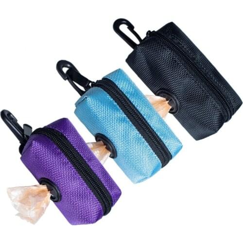 1PC Portable Pet Garbage Bag Storage Bag Dog Cat Outdoor Poop Waste Bag Holder Cleaning Waste Bags Dispenser Outdoor Supplies