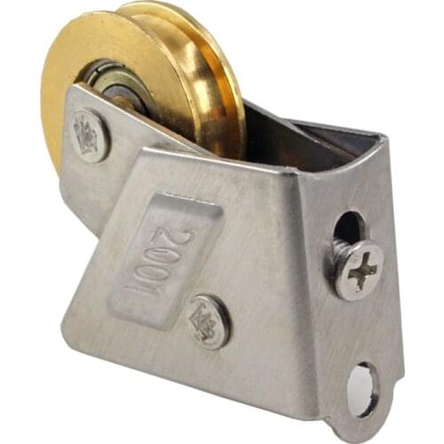 2001-type window roller sliding door plastic steel window pulley Aluminum alloy windows wheel mute brass roller hardware