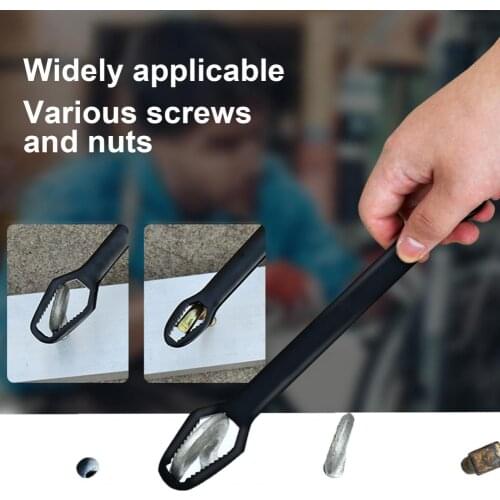 8-22mm Universal Double Headed Box End Ring Wrench Self-tightening Adjustable Torx Metric Spanner Multi-use Repair Hand Tool