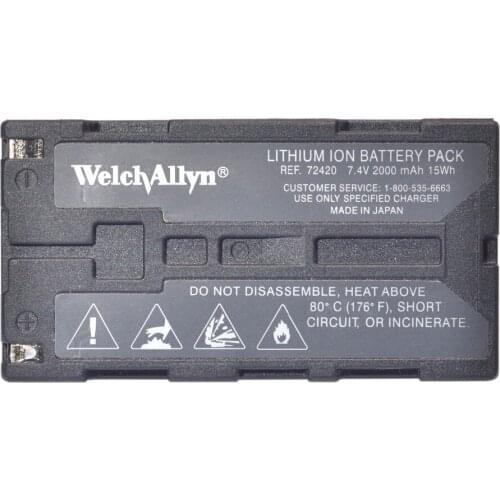 High Quality Imported Cells 72420 Battery For Welch Allyn 72420 14001 14011 14021 14031 Vision Screening Instrument Battery