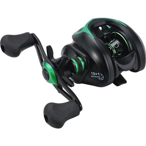 19+1BB High Speed 9.1:1 Gear Ratio Fishing Bait Casting Reel Braking Force 8KG/18LB with Right Left Hand Optional