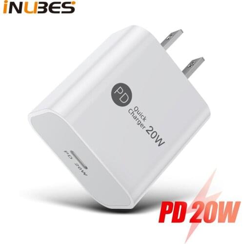 20W PD Fast Charging USB C Charger for iPhone 12 Quick Charge 3.0 QC Charger Adapter Type C Fast USB Wall PD Chargers US EU Plug