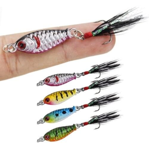 1 Pcs Metal Spoon Fishing Lures Wobblers 3cm 6g Gold Sliver Sequins Spinner Baits Trout Bass Pike Fishing Tackle Pesca