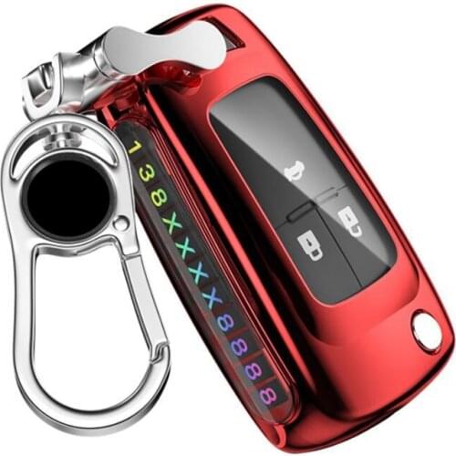 With Anti-Lost Number Car Key Case Cover For Chevrolet Cruze Aveo Trax Opel Astra Corsa Meriva Antara Mokka 2/3/4/5 Buttoon