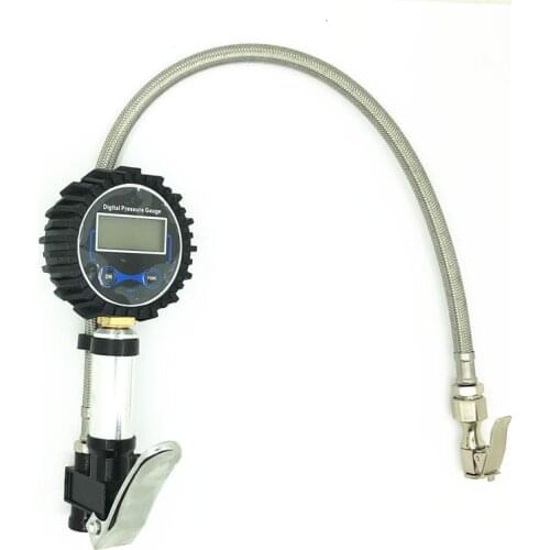 Digital Tire Pressure Gun 200 PSI Inflating Gauge Heavy Duty Car Auto Tyre Inflator