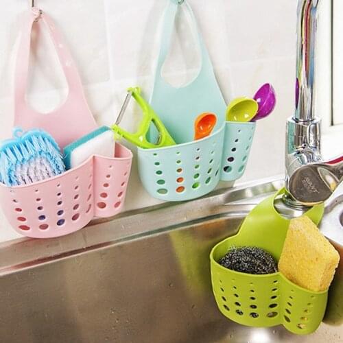 Bathroom Holder Kitchen Storage Box Suction Sink Shelf Soap Sponge Drain Rack Cup Organizer Sink Kitchen Accessories Wash