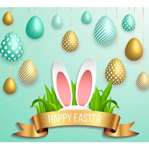 Easter day eggs kid photo background portrait shooting vinyl 2020 photography backdrops of photo studio props Fotografia LV-1466