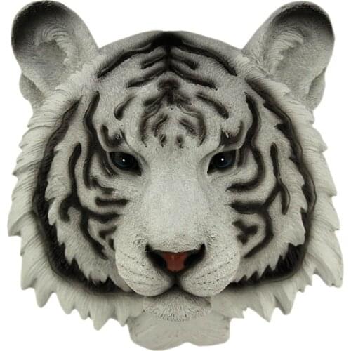 Animal Head Wall White Tiger Wall Decor Wall Statue Home Decor