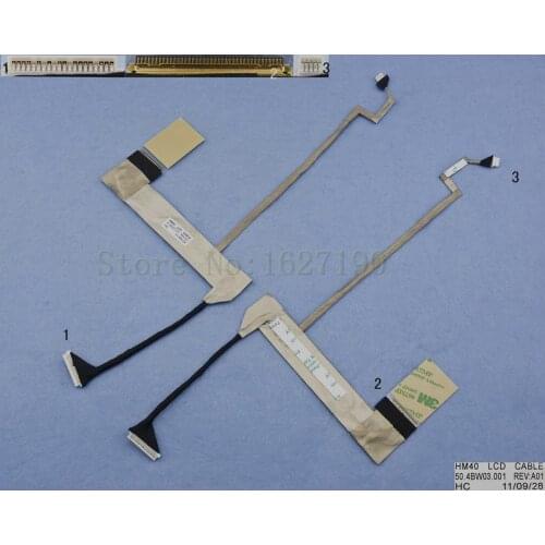 New LCD LED Video Flex Cable For ACER Aspire 4332 4732 D525 D725 MS2268 For 50.4BW03.001 Repair Notebook LED LVDS CABLE