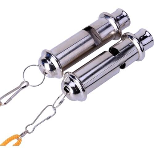 Wholesale high quality aluminium alloy multi-function outdoor whistle soccer basketball match game Maintain traffic order