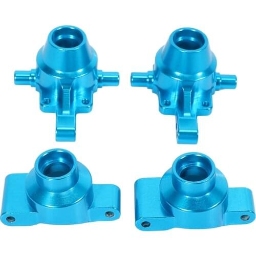 Aluminum Alloy Front Rear Knuckle Arm Steering Cup Upright Hub Carrier for 1/10 RC Car Tamiya TT-01 TT01 Upgrade Parts