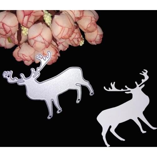 Christmas Reindeer metal dies cutting Album decoration Scrapbooking Craft Dies cuts DIY Stamps Embossing paper Cards Stencil