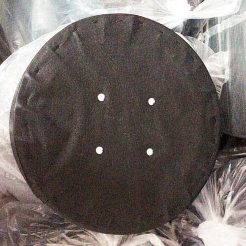 Standard PU Leather Bar Stool Replacement Cushion Round Standard Chair Seat, Black