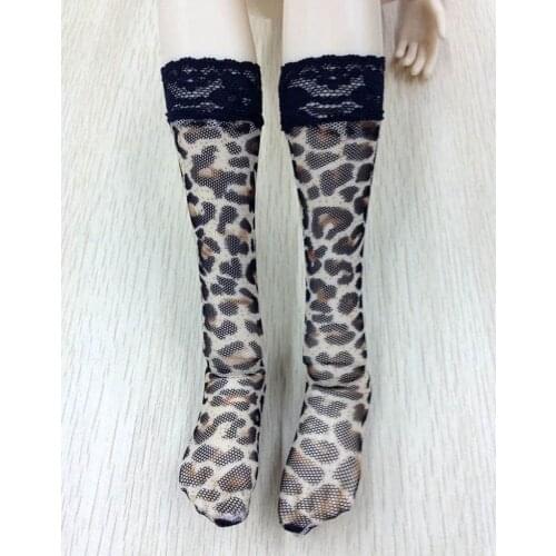 [wamami] 11# Leopard-Print Stripe Socks/Stockings 1/3 SD DZ DOD AOD BJD Doll