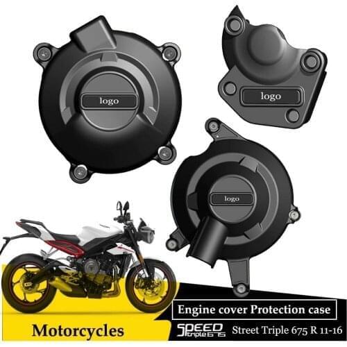Engine cover Protectors case for case For Triumph Street Triple 675 R 2013-2016