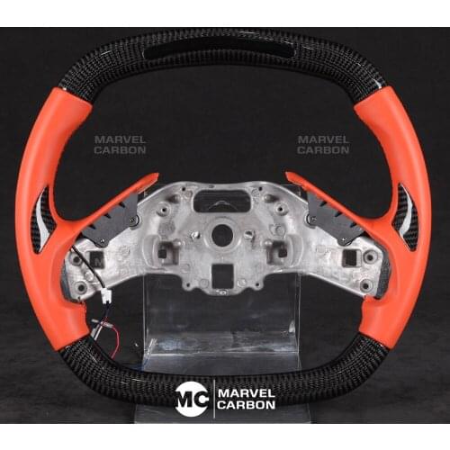 LED Performance Steering Wheel Display Compatible Chevrolet C8 + 100% Real Carbon Fiber