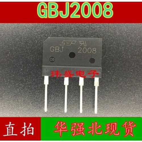 10pcs GBJ2008 20A/800V