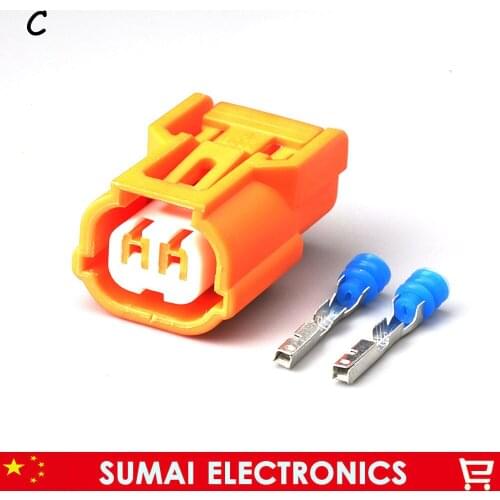 2 Pin C type Air pressure sensor plug for headlight plug electrical connector for Toyota,Honda,VW etc. 2P
