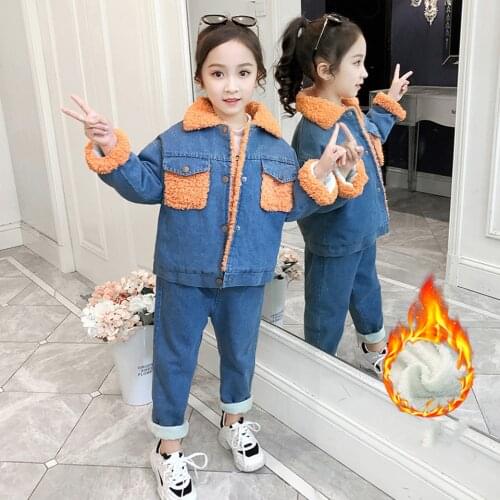 2019 Winter Toddler Girl Clothes Sets Tracksuit For Girls Casual Suits Kids Clothes Outfits Children Clothing 4 6 8 10 12 Years
