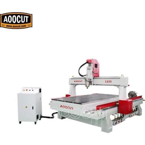 3 axis or 4 axis cnc router 1325 for wood cutting and engraving or carving machine