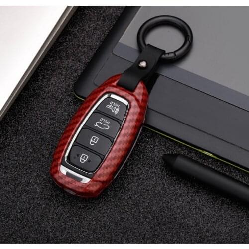 Car Accessories Key Case Cover For Hyundai KONA KAUAI Solaris Azera Elantra Grandeur Ig Accent Santa Fe 2017 2018