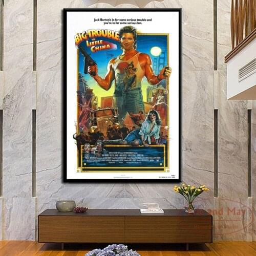 Big Trouble In Little China Classic Movie Funny Posters And Prints Pictures On The Wall Nordic Decoration Home Decor