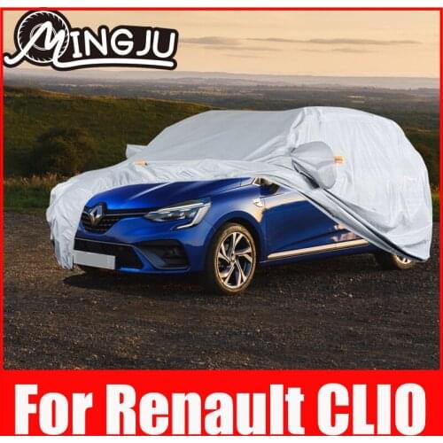 Full Car Covers Indoor Outdoor Waterproof Anti Oxford cloth Dust Sun Rain Protection For Renault CLIO 3 4 MK3 MK4 Accessories