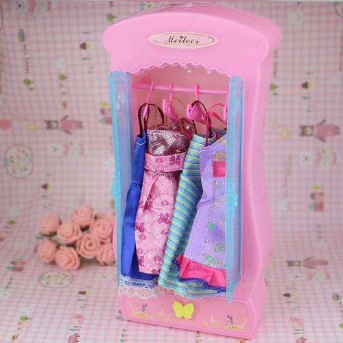 Childrens Gifts Gift New Chifforobe For Barbie 1/6 Kelly Doll Accessories Dolls Furniture