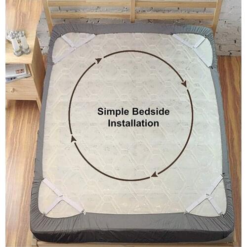 Bed Sheet Holder Straps Elastic Mattress Cover Holder Bed Sheet Smoothers Bed Slestic Clips