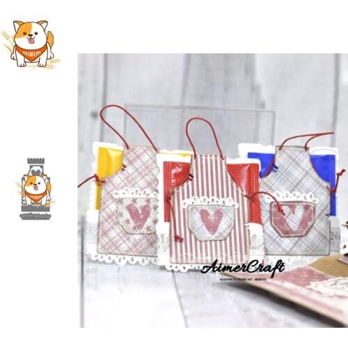 Apron Kitchen Metal Cutting Dies Scrapbooking Stencil DIY Decorative Embossing Craft Die Cuts Card Making New Dies For 2019
