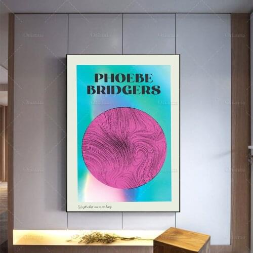Phoebe Bridgers - Music Poster -Gig -Art Print Home Minimalism Bedroom Decoration Canvas Painting Modern Home Decor Unique Gift