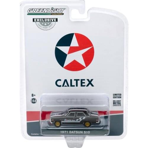 GreenLight Car 1:64 1971 Datsun 510 Collection Metal Die-cast Simulation Model Cars Toys