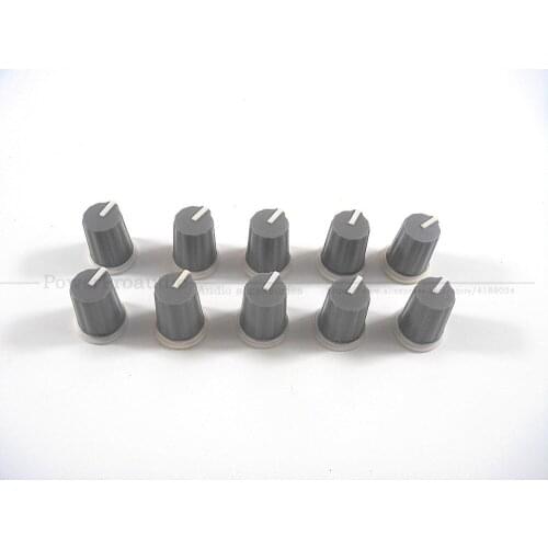 10pcs/lot EQ Cap Equalizer Knob / High School Bass Pot Knob Cap for Pioneer DJ MIXER DJM djm-2000 900 850 750 700 800 Gray Color