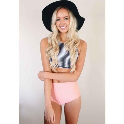 High Waist Bikini Set Women Swimwear Swimsuit Tankini