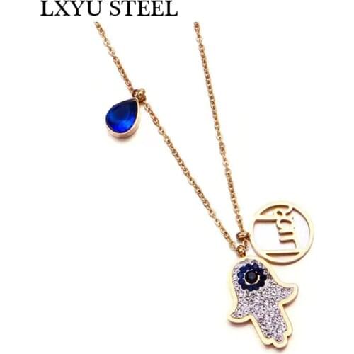 LXYUSTEEL Gold Pendants